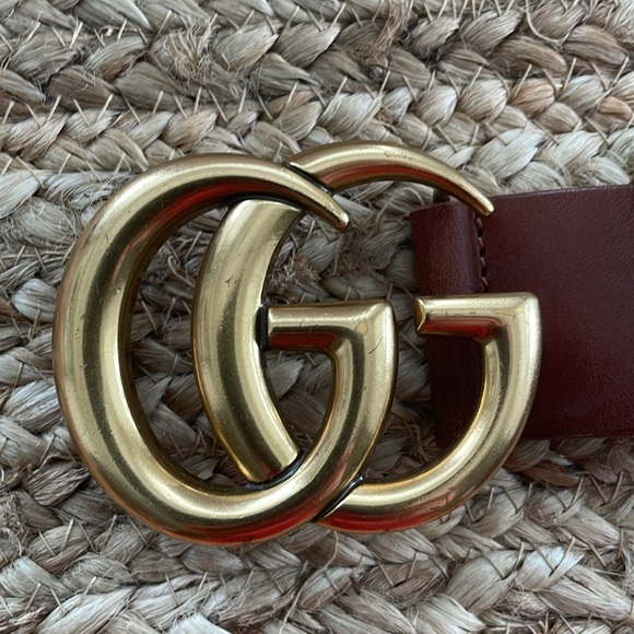 Gucci brown leather belt - Picture 3 of 3
